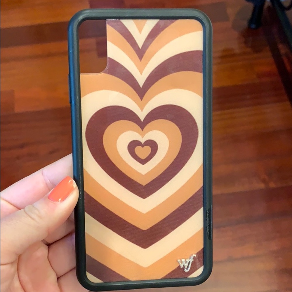 Latte Love Wildflower iPhone XS Max case